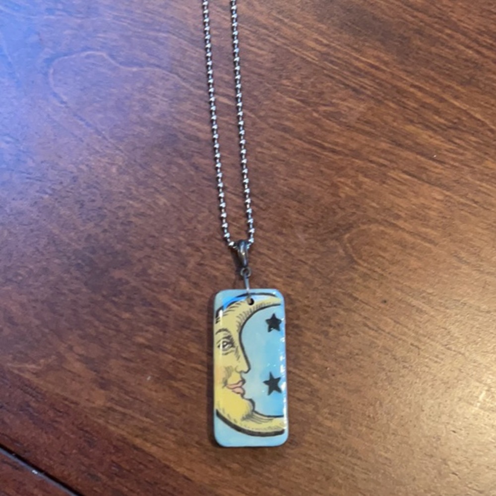 Handmade Domino Necklace